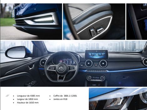 Seres 3 LUXURY 163 CH 120kW SUREQUIPEE AVEC TOIT OUVRANT PANORAMIQUE AUTONOMIE 329 KM